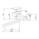 Смеситель для ванны с коротким Milardo Demi DEMSB02M02