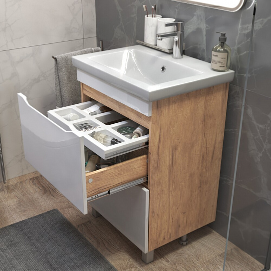 Тумба с раковиной Vigo GRANI 600-0-2