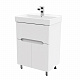 Тумба напольная MIRSANT Soho Quadro Light 60 УТ000073635 (раковина Fest-60)