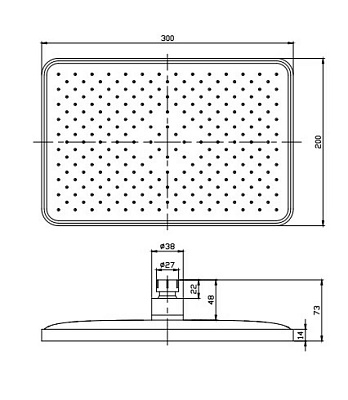 Встроенная душевая система RUSH Thira TR3635-60White