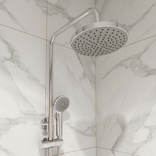 Смеситель с верхним душем 426924 Simp SIMSB1FM89