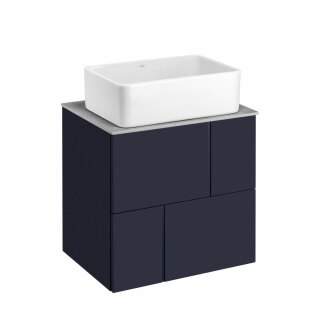 Тумба под раковину Roca Luna 60 2 ящика синий ZRU9307766