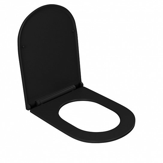 Унитаз подвесной безободковый с микролтфьом D&K Venice DT1026025 черный