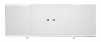 Экран-купе Метакам 170 см, белый