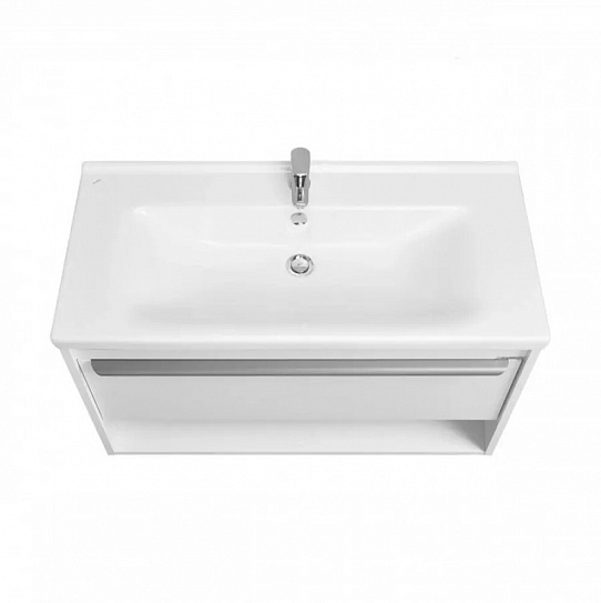 Тумба под раковину Aquaton Хоуп 100 1 створка Белый матовый 1A287401HP2B0 (под ум-к Миранда 100)