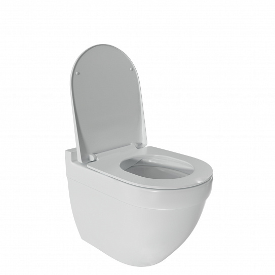 Унитаз подвесной безободковый Jaquar Solo SLS-WHT-6953BIUFSM