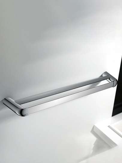 Полотенцедержатель двойной 60см хром VRI Burano HG801115
