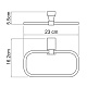 Держатель полотенец кольцо WasserKRAFT Leine K-5060