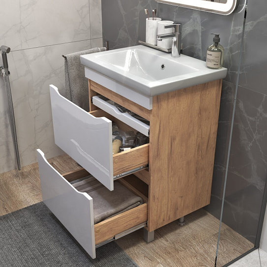 Тумба с раковиной Vigo GRANI 600-0-2