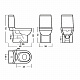 Унитаз-компакт Sanita Luxe Next (сиденье дюропласт, микролифт) NXTSLCC01040622