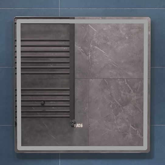 Зеркало в ванную 70х70 VIGO GEOMETRY LUXE 700 на взмах