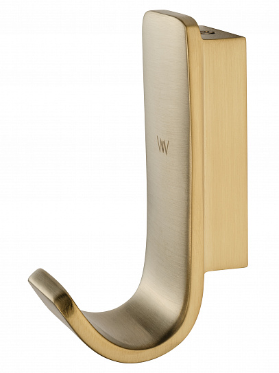 Крючок для ванной Wonzon & Woghand lotte, брашированное золото ww-8315-bg