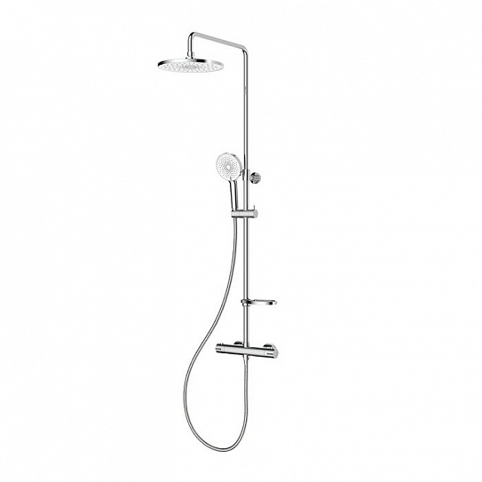 Душевая система с термостатом Milardo Ideal Spa ILSSBTHM89 хром