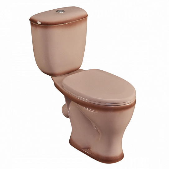 Унитаз-компакт Santeri Версия бежевый косой выпуск, сиденье, Воротынск 1P4015S0700BF