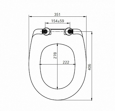 Сиденье для унитаза Iddis soft close ID 126 Dp Sc