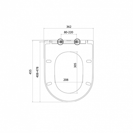 Универсальное сиденье для унитаза Iddis Soft Close, Easy Fix, 007, дюропласт, 007DPSEi31