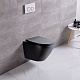 Унитаз подвесной безободковый черный Cerutti SPA SELLA Aria MB CT9160