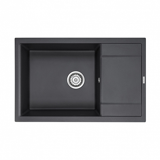Мойка кухонная Paulmark VERLASS PM317850-BL, черный, 78х50 см