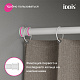 Карниз для ванной комнаты 110-200 белый матовый Iddis Elegante RSW0120i14