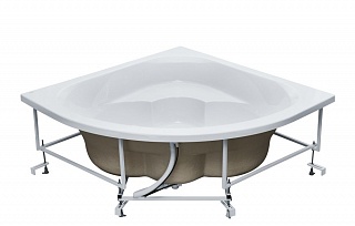 Ванна акриловая Santek Канны 150х150, каркас, слив-перелив 1WH111983