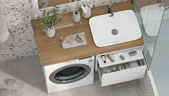 Тумба под раковину Klaufs 560-0-1 навесная Velvex