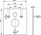 Звукоизоляционная плита для подвесного унитаза и для биде с принадлежностями и колпачками AlcaPlast M930