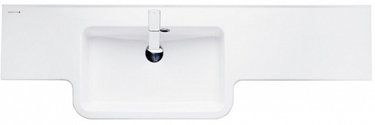 Раковина Акватон Hotel B 140 левая белая 1A709631PI01L