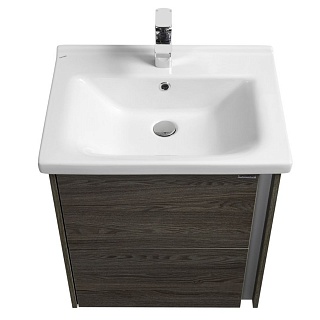 Тумба подвесная Акватон Стоун 60 грецкий орех 1A231401SXC80