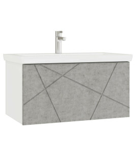 Тумба напольная Vigo Geometry 800-0-1 (под ум Como 80) 035 бетон