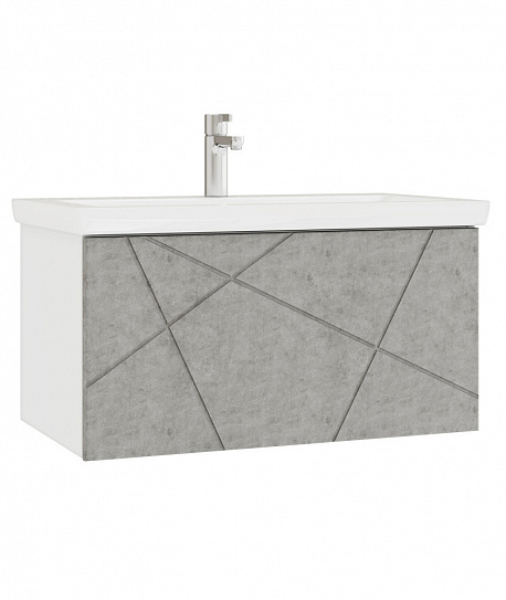 Тумба напольная Vigo Geometry 800-0-1 (под ум Como 80) 035 бетон