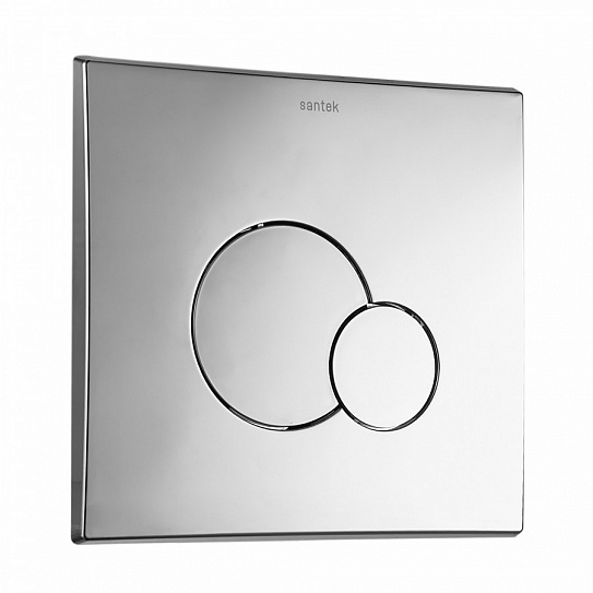 Комплект инсталляции с унитазом ПЭК Santek Скай + сиденье мягкое закрывание+ панель слива хром 1WH501870