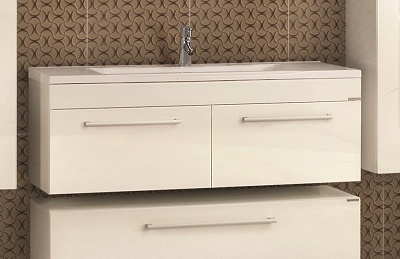 Тумба без раковины Акватон Мадрид 100 М(2 ящика) 1A128001MA010