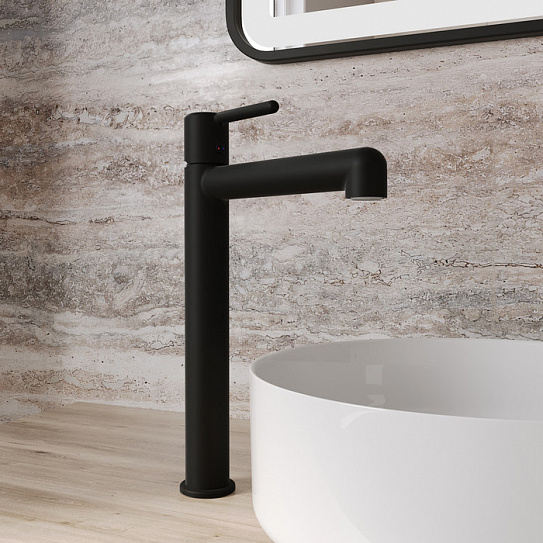 Смеситель для накладного умывальника Iddis Aiger AIGBL01i01