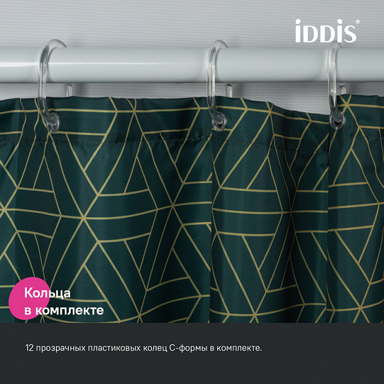 Штора для ванной 200x240 Iddis Base BG06P24i11