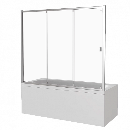 Шторка на ванну 170см Good Door Screen WTW-170-C-CH ПД00095