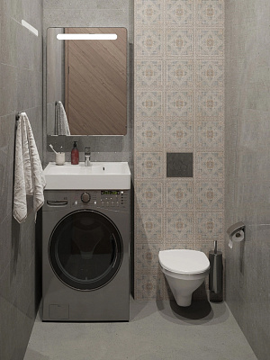 Раковина над стиральной машиной 60х61 Santek Клио 60 1WH501780 (с кронштейнами), керамика