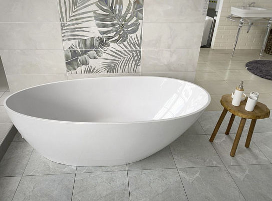 Ванна из литьевого мрамора Calipso Nova Gel 181х88см AQUA DE MARCO 1180WCAL_GEL