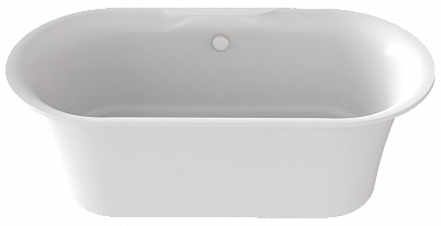 Ванна отдельностоящая 170х80 Венеция белая BAS из литьевого мрамора ВА00003