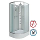 Душевая кабина 100х90х210 Niagara Classic NG-33094-14RBKTG поддон 26см стекло матовое