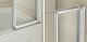 Шторка на борт ванны BAS SCREEN GR4-100-G-WE (4 ств.складная, лев/прав,мат. стекло 4 мм)