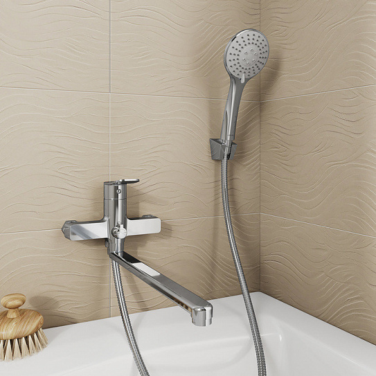 Смеситель для ванны с длинным изливом Milardo Demi DEMSB00M10