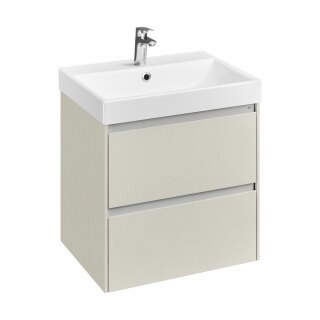 Тумба под раковину Roca Ona Ivory 600 слоновая кость, 2 ящика, ZRU9307861