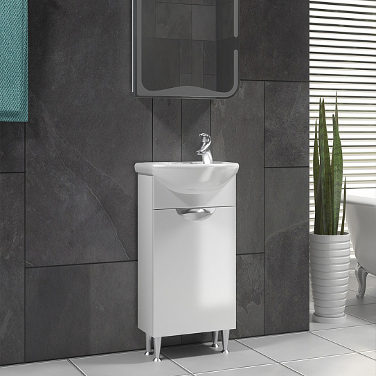 Раковина Santek Азов 40 мебельная отверстие под смеситель справа 1WH110254