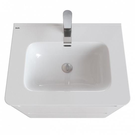 Тумба с умывальником напольная, 60 см, IDDIS Edifice EDI60WFi95K белая