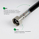 Гибкая подводка Iddis F1/2xF1/2 SS304 80 см 926ABS08ZP