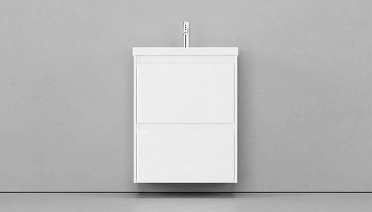 Тумба под раковину Klaufs 600-0-2 (Como 60) навесная Velvex tpKLACOM602Y