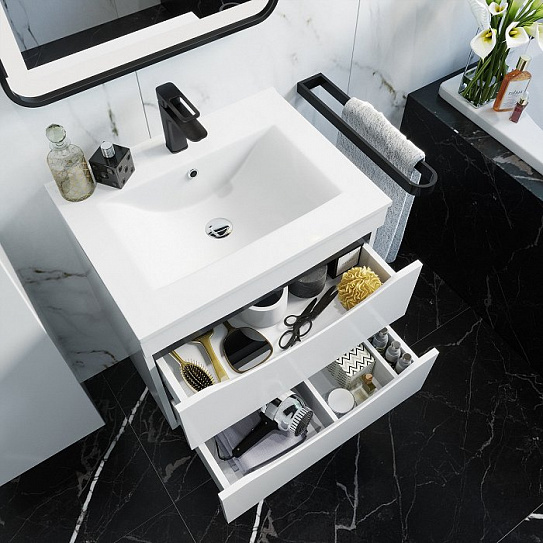 Тумба с раковиной 80 см Iddis Cloud 80 CLO80W0i95K