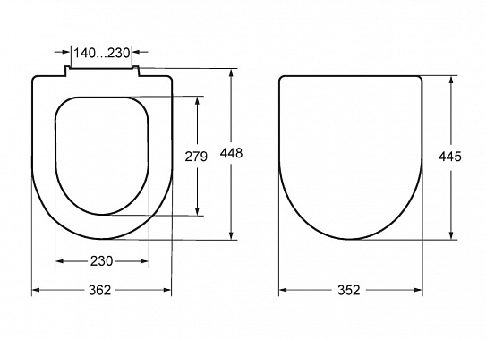 Сиденье Roca Access дюропласт, микролифт, дюропласт 801233001