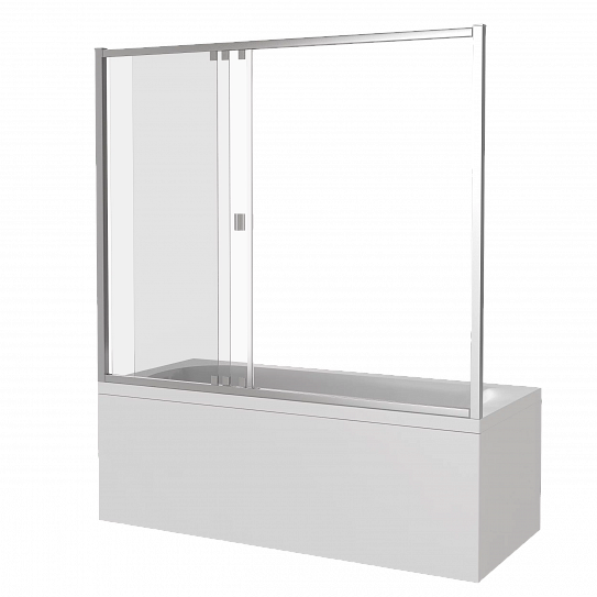 Шторка на ванну 170см Good Door Screen WTW-170-C-CH ПД00095