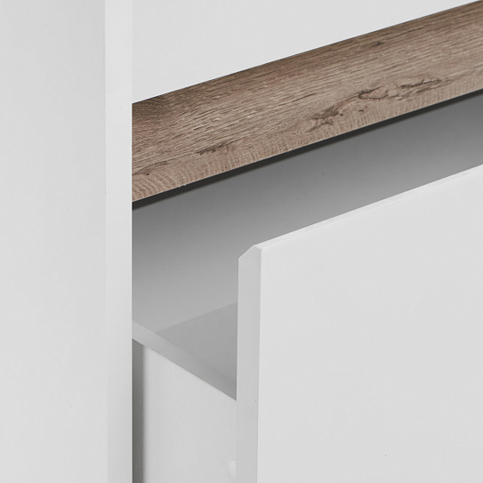 Тумба под раковину подвесная Aquaton Асти 55 белый - ясень шимо 1A263101AXD70